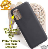 VAKIBO 1.2 MM Thick Black Coloured Soft TPU Rubber Back Cover Case With Camera Protection Ring Suitable for Mi Redmi Note 10T 5G