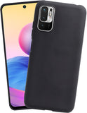 VAKIBO 1.2 MM Thick Black Coloured Soft TPU Rubber Back Cover Case With Camera Protection Ring Suitable for Mi Redmi Note 10T 5G