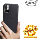 VAKIBO 1.2 MM Thick Black Coloured Soft TPU Rubber Back Cover Case With Camera Protection Ring Suitable for Mi Redmi Note 10T 5G