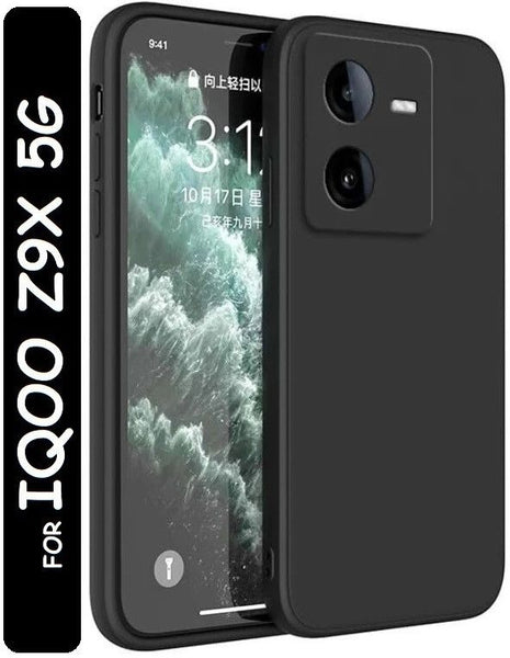 VAKIBO Black Coloured Back Cover Case Suitable for iQOO Z9X