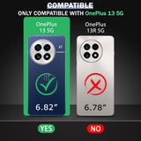 VAKIBO Premium Clear 1.5MM Thick Transparent Soft TPU Rubber Back Cover Case With Camera Protection Suitable for OnePlus 13