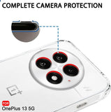 VAKIBO Premium Clear 1.5MM Thick Transparent Soft TPU Rubber Back Cover Case With Camera Protection Suitable for OnePlus 13