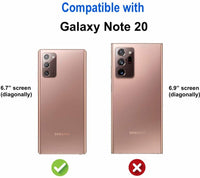 VAKIBO Premium Clear 1.5MM Thick Transparent Soft TPU Rubber Back Cover Case With Camera Protection Suitable for Samsung Galaxy Note 20