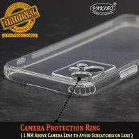 VAKIBO Super Premium Soft TPU Transparent Case With Dustplug,Side Grip,Corner Protection,lanyard Cuts,Camera Protection Suitable for Vivo Y75 5G