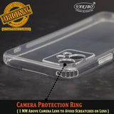 VAKIBO Super Premium Soft TPU Transparent Case With Dustplug,Side Grip,Corner Protection,lanyard Cuts,Camera Protection Suitable for Vivo Y75 5G