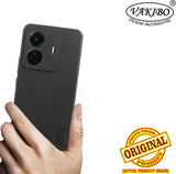 VAKIBO Dotted Black Coloured Made with Silicon Rubber TPU Back Cover Case Suitable for Vivo T1 Pro