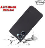 VAKIBO Dotted Black Coloured Made with Silicon Rubber TPU Back Cover Case Suitable for Vivo T2X 5G