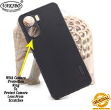 VAKIBO Dotted Black Coloured Made with Silicon Rubber TPU Back Cover Case Suitable for Vivo Y56 5G