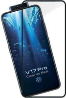 Super Premium Quality Tempered Glass Screen Guard Protector With Black Border Suitable For Vivo V17 Pro
