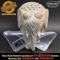 VAKIBO Super Premium Soft TPU Transparent Case With Dustplug,Side Grip,Corner Protection,lanyard Cuts,Camera Protection Suitable for Vivo V21