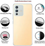 VAKIBO Premium Clear 1.5MM Thick Transparent Soft TPU Rubber Back Cover Case With Camera Protection Suitable for Vivo V23