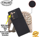 VAKIBO Dotted Black Coloured Made with Silicon Rubber TPU Back Cover Case Suitable for Vivo V25