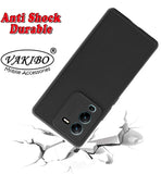 VAKIBO Dotted Black Coloured Made with Silicon Rubber TPU Back Cover Case Suitable for Vivo V25 Pro