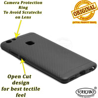 VAKIBO Dotted Design Black Coloured Soft TPU Back Cover Case Suitable for Vivo V7 Plus