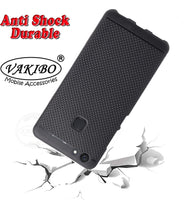 VAKIBO Dotted Design Black Coloured Soft TPU Back Cover Case Suitable for Vivo V7 Plus
