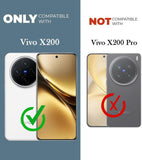 VAKIBO Premium Clear 1.5MM Thick Transparent Soft TPU Rubber Back Cover Case With Camera Protection Suitable for Vivo X200
