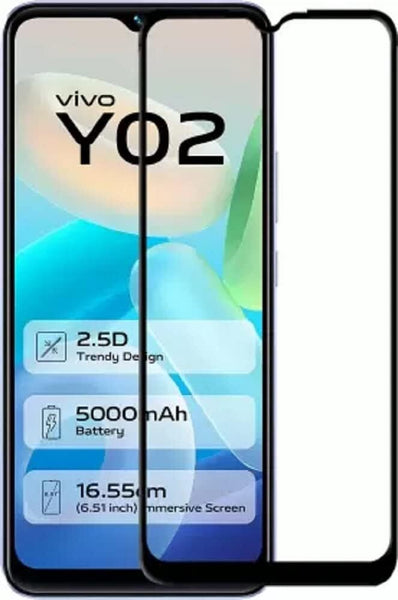 Vivo Y02 Tempered Glass