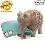 VAKIBO Golden Chrome Border Pista Green Coloured Soft TPU Back Cover Case With Camera Protection Suitable for Vivo Y02S