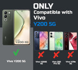 VAKIBO Premium Clear 1.5MM Thick Transparent Soft TPU Rubber Back Cover Case With Camera Protection Suitable for Vivo Y200 5G