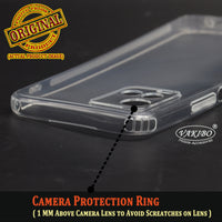VAKIBO Super Premium Soft TPU Transparent Case With Dustplug,Side Grip,Corner Protection,lanyard Cuts,Camera Protection Suitable for Vivo Y33T