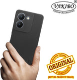 VAKIBO Dotted Black Coloured Made with Silicon Rubber TPU Back Cover Case Suitable for Vivo Y36