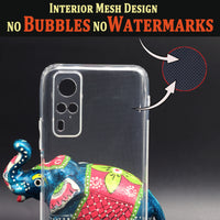 VAKIBO Super Premium Soft TPU Transparent Case With Dustplug,Side Grip,Corner Protection,lanyard Cuts,Camera Protection Suitable for Vivo Y31
