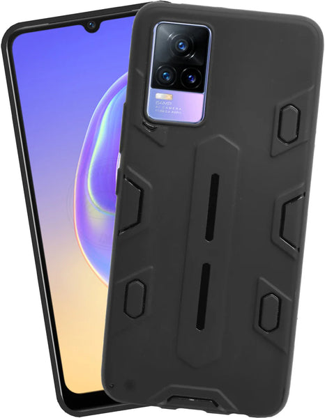 VAKIBO Black Coloured Back Cover Case Suitable for Vivo V21e