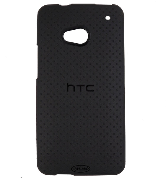 VAKIBO Dotted Design Black Coloured Soft TPU Back Cover Case Suitable for Htc One 802d