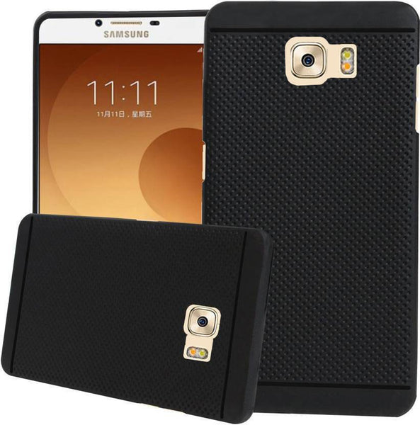 VAKIBO Dotted Design Black Coloured Soft TPU Back Cover Case Suitable for Samsung Galaxy A9 Pro