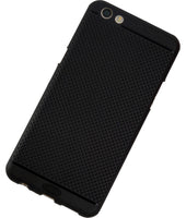 VAKIBO Dotted Design Black Coloured Soft TPU Back Cover Case Suitable for Oppo F3 Plus
