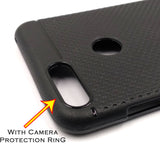 VAKIBO Dotted Design Black Coloured Soft TPU Back Cover Case Suitable for Honor 7X