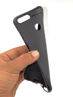 VAKIBO Dotted Design Black Coloured Soft TPU Back Cover Case Suitable for Honor 7X