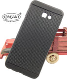 VAKIBO Dotted Design Black Coloured Soft TPU Back Cover Case Suitable for Samsung Galaxy J4 Plus