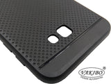 VAKIBO Dotted Design Black Coloured Soft TPU Back Cover Case Suitable for Samsung Galaxy J4 Plus