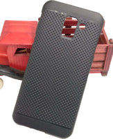 VAKIBO Dotted Design Black Coloured Soft TPU Back Cover Case Suitable for Samsung Galaxy J6