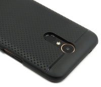 VAKIBO Dotted Design Black Coloured Soft TPU Back Cover Case Suitable for LG K10 2017