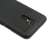 VAKIBO Dotted Design Black Coloured Soft TPU Back Cover Case Suitable for LG K10 2017