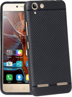 VAKIBO Dotted Design Black Coloured Soft TPU Back Cover Case Suitable for Lenovo K5 Plus