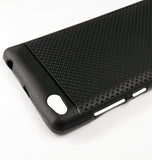 VAKIBO Dotted Design Black Coloured Soft TPU Back Cover Case Suitable for Mi Redmi 3s Prime