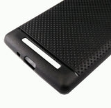 VAKIBO Dotted Design Black Coloured Soft TPU Back Cover Case Suitable for Mi Redmi 3s Prime