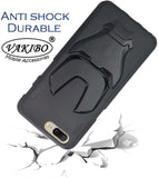 VAKIBO Iron Man 3D Mask Design Black Coloured Soft TPU Back Cover Case With Camera Protection Ring Suitable for OnePlus 5