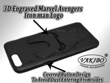 VAKIBO Iron Man 3D Mask Design Black Coloured Soft TPU Back Cover Case With Camera Protection Ring Suitable for OnePlus 5