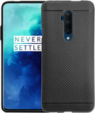 VAKIBO Dotted Design Black Coloured Soft TPU Back Cover Case Suitable for Oneplus 7T Pro