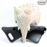 VAKIBO Dotted Design Black Coloured Soft TPU Back Cover Case Suitable for Oppo F9