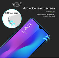 Super Premium Quality Tempered Glass Screen Guard Protector With Black Border Suitable For Realme 3 Pro