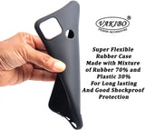 VAKIBO Matte Frosted Black Coloured Soft TPU Back Cover Case Suitable for Realme C12