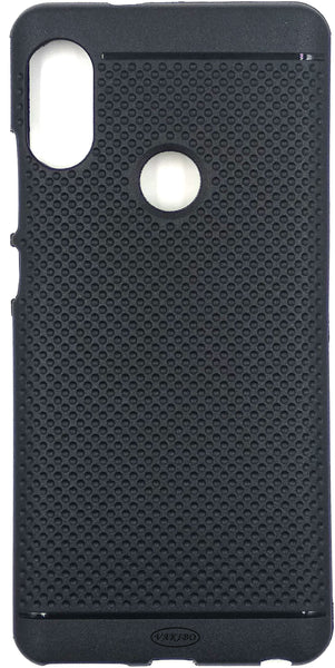 VAKIBO Dotted Design Black Coloured Soft TPU Back Cover Case Suitable for Mi Redmi Note 5 Pro