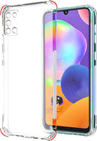 VAKIBO Premium Clear 1.5MM Thick Transparent Soft TPU Rubber Back Cover Case With Camera Protection Suitable for Samsung Galaxy A31