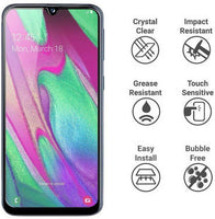 Super Premium Quality Tempered Glass Screen Guard Protector Suitable For Samsung Galaxy A40