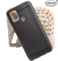VAKIBO Dotted Design Black Coloured Soft TPU Back Cover Case Suitable for Samsung Galaxy F41